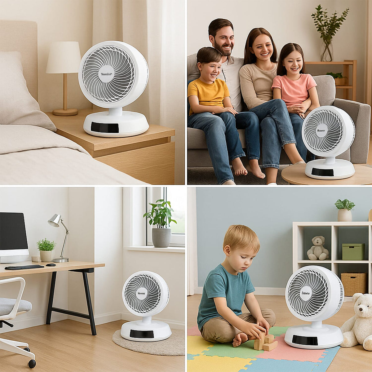 Homesmart - 2-in-1 Portable Cooling and Heating Air Circulator Fan (1500W) 7826807 7