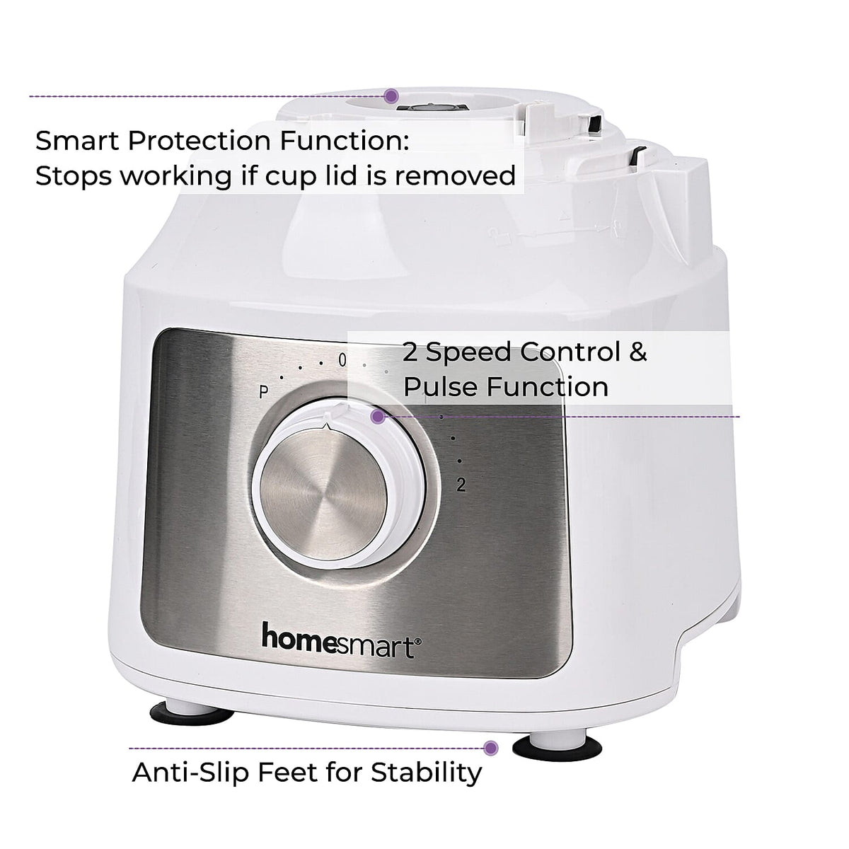 Homesmart 10-in-1 Food Processor and Blender 7832264 6