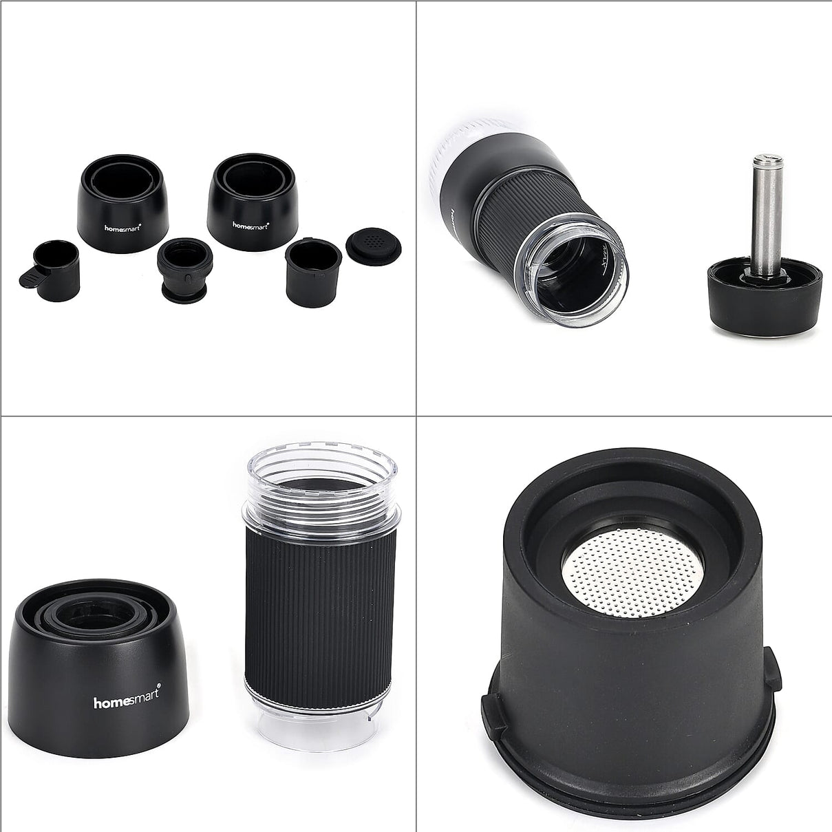 Homesmart Manual Portable Espresso Coffee Maker - 120ml Capacity 7832550 8