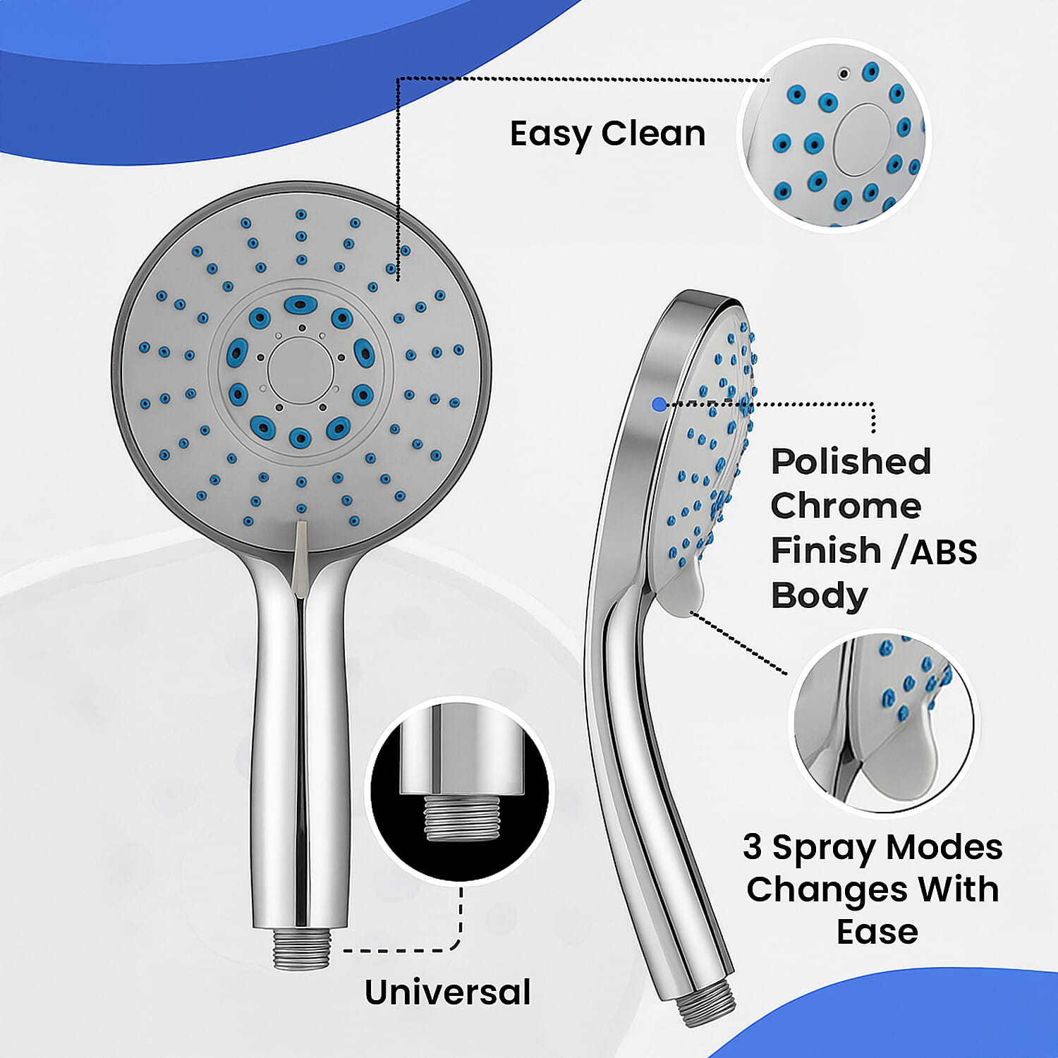 Moda 3-Function Shower Head 7939338 3