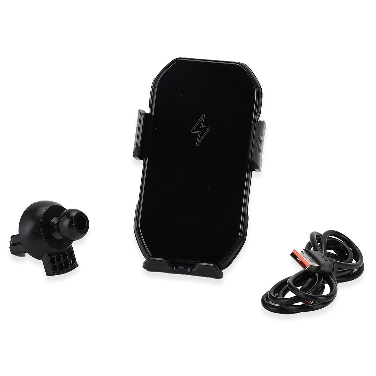 Dashboard 2-in-1 Wireless Car Charger and Holder - Auto Opening (Power 10w-15w) - Black 7953349 0