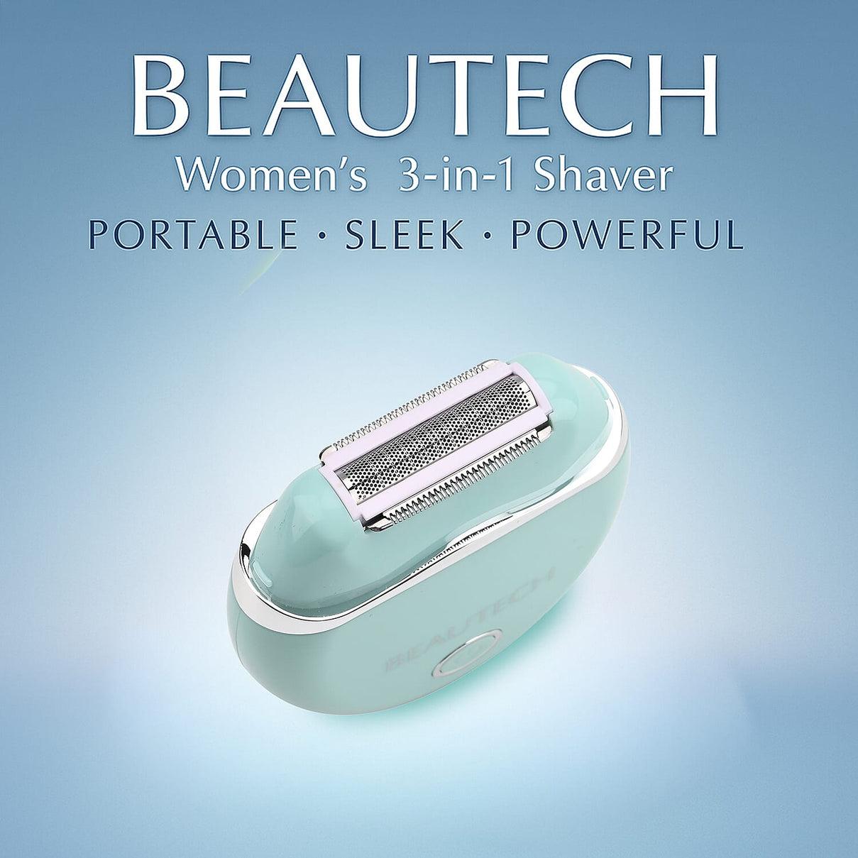 Beautech Womens Portable 3 in 1 shaver with USB Charging - Green 7971319 2