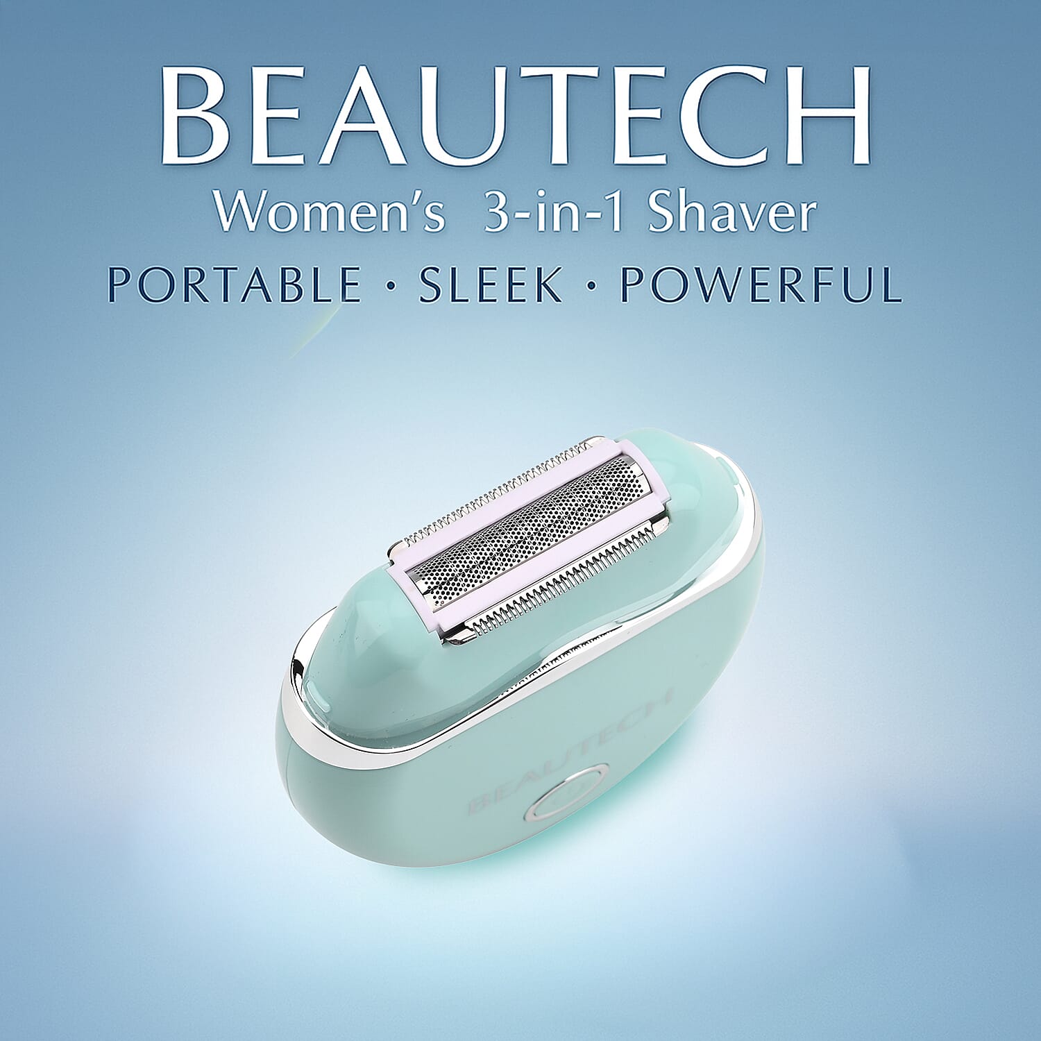 Beautech Womens Portable 3 in 1 shaver with USB Charging - Green 7971319 2