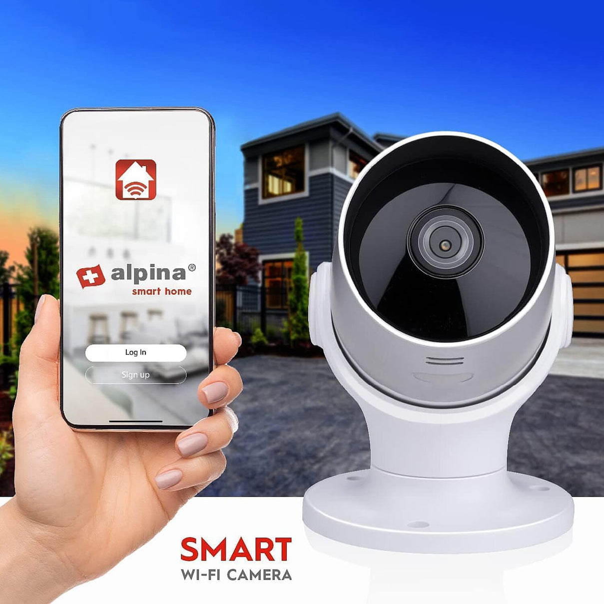 Alpina Garden IP65 Smart Outdoor Camera - Night Vision 230V 7977729 4