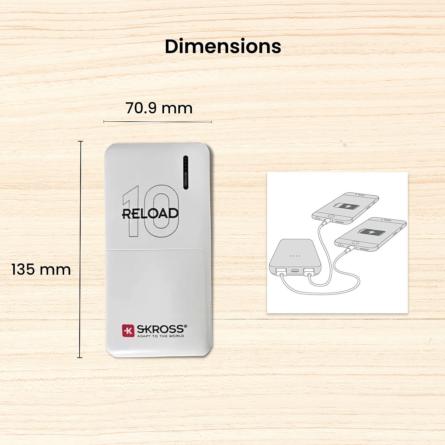 Skross 10000mAh Powerbank 7977761 5
