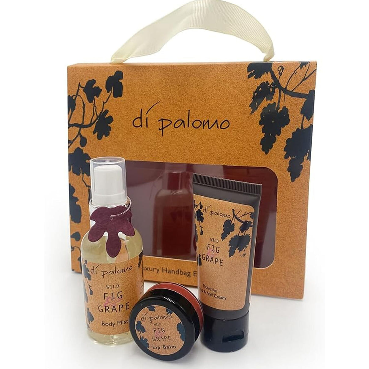 Di Palomo Wild Fig and Grape Lip Balm, Body Mist and Hand Cream - Luxury Handbag Essentials 7982405 0