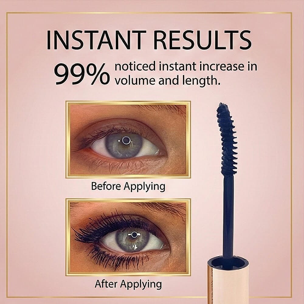 Douvalls Argan Infused Growth Serum Mascara Make Up 6ml | Achieve Longer, Fuller, and Voluminous Eyelashes 7992480 3