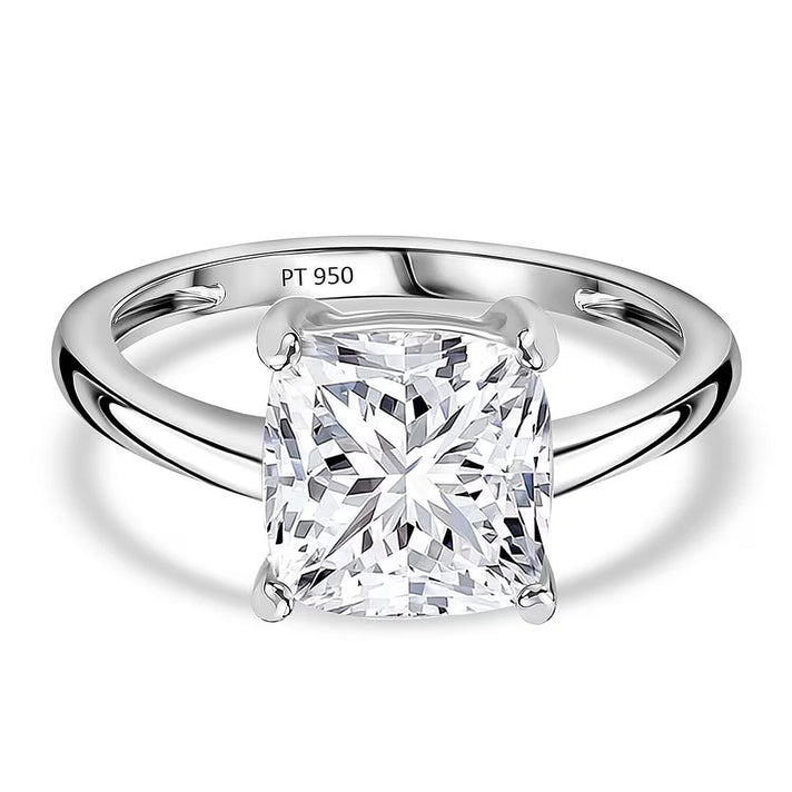 Luxuriant 950 Platinum IGI Certified (VS/EF) Lab Grown Diamond Solitaire Ring 3.00 Ct, Platinum Wt. 5.58 Gms. 8287231 1