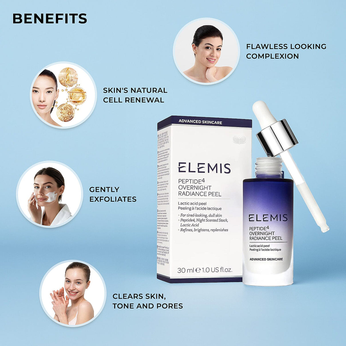 ELEMIS Peptide Overnight Radiance Peel - 30ml 8043182 2