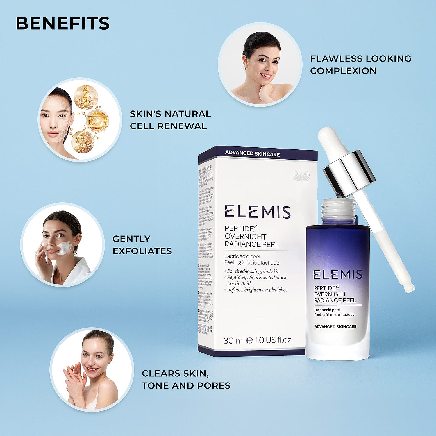 ELEMIS Peptide Overnight Radiance Peel - 30ml 8043182 2