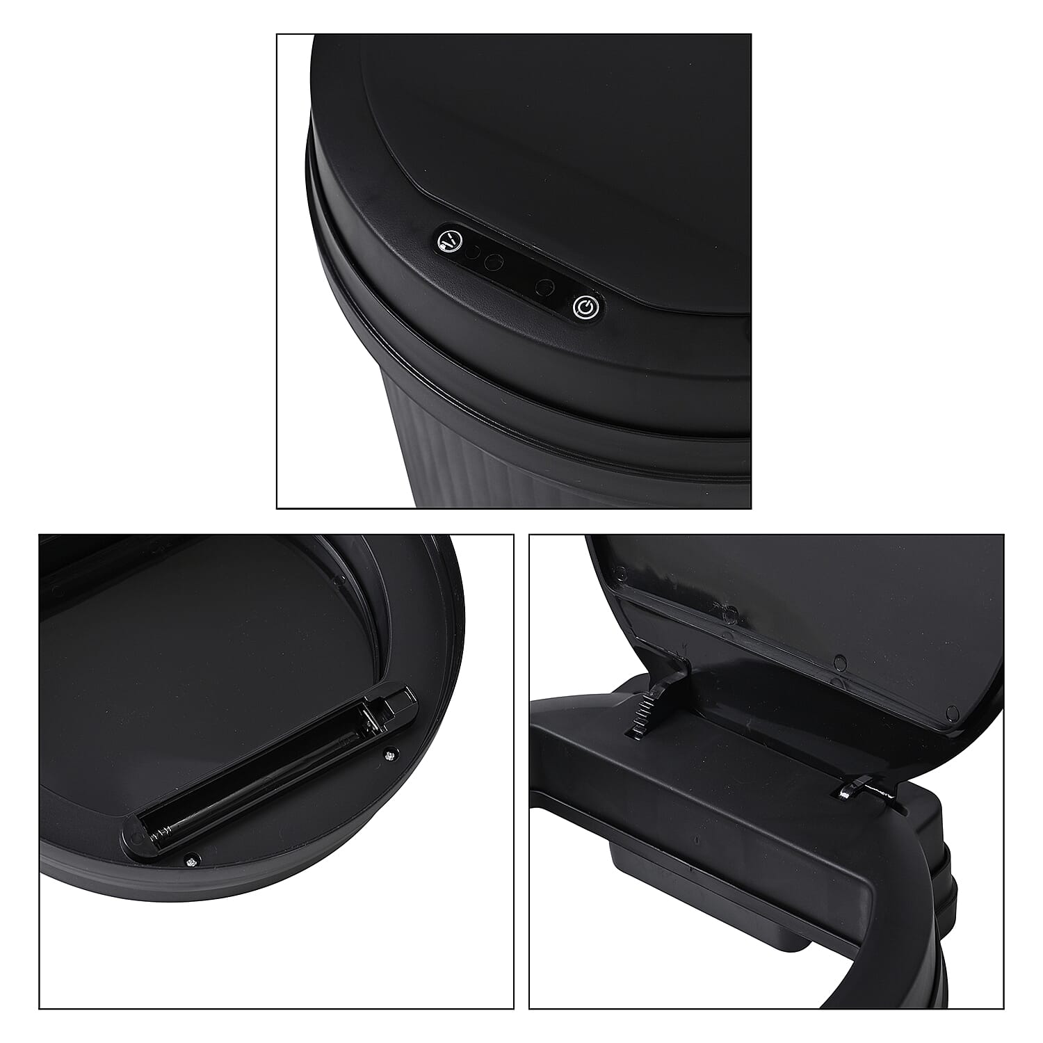 8L Automatic Touchless Motion Sensor Dustbin | Quick Open, Soft Close Lid Garbage Bin for Kitchen &amp; Bathroom V32354169 8