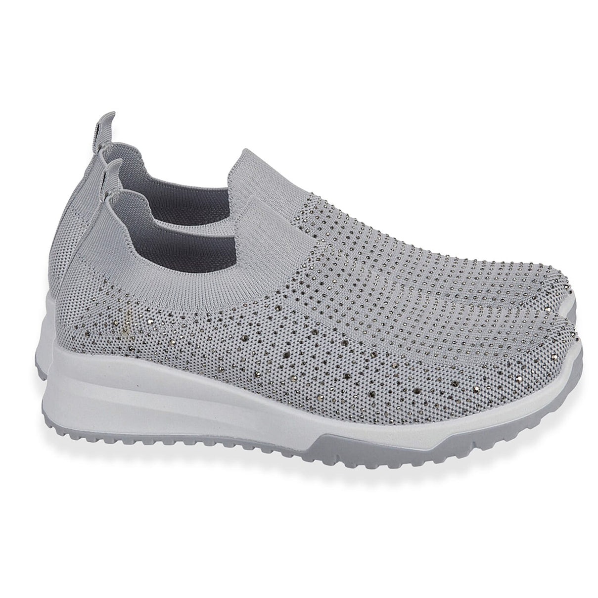 Urban Jacks Women's Casual Slip-On Trainers with Memory Foam - Diamond Detail 8094755 0