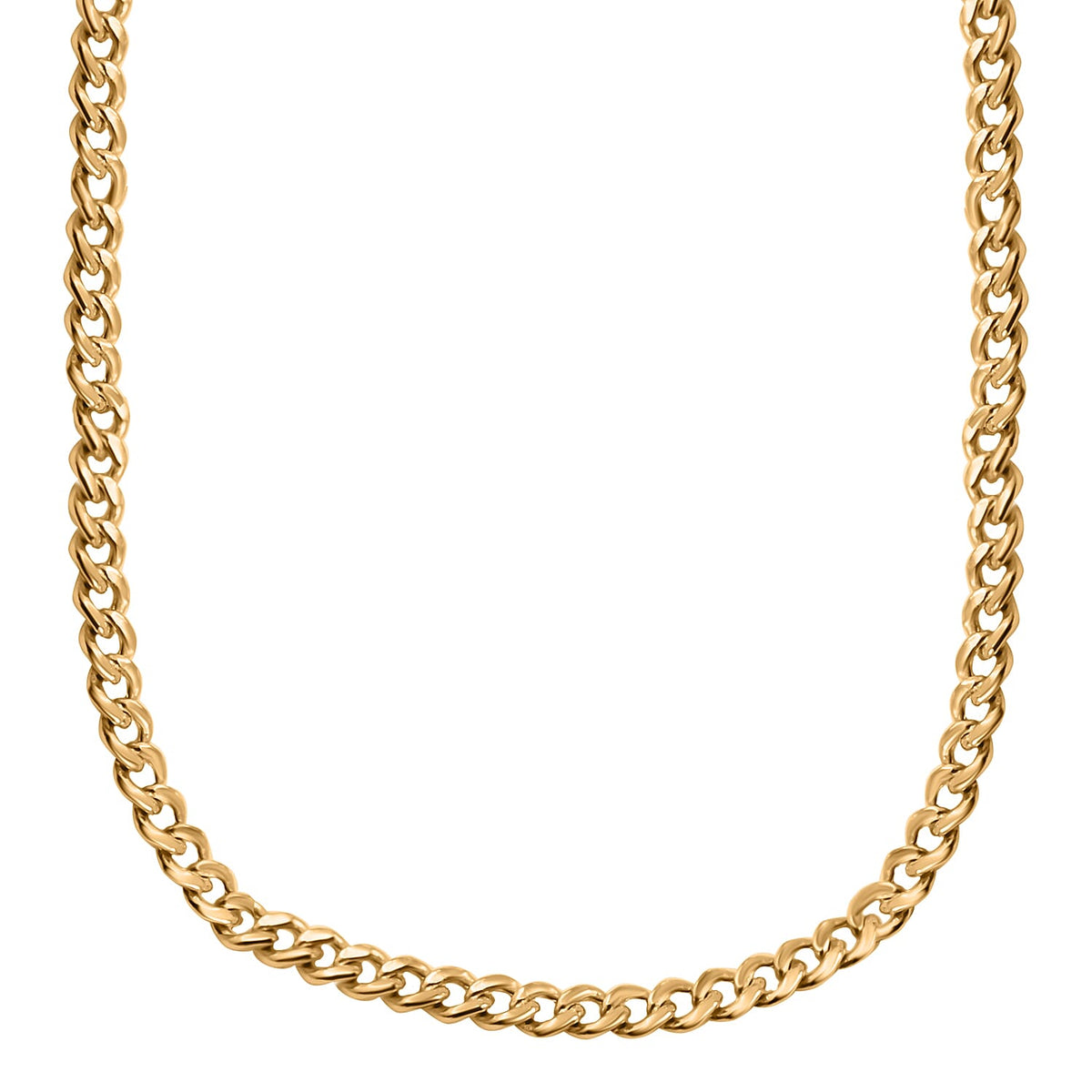 9K Gold 1.7 MM Curb Chain with Spring Ring Clasp 18 Inch Polished 8104700 0