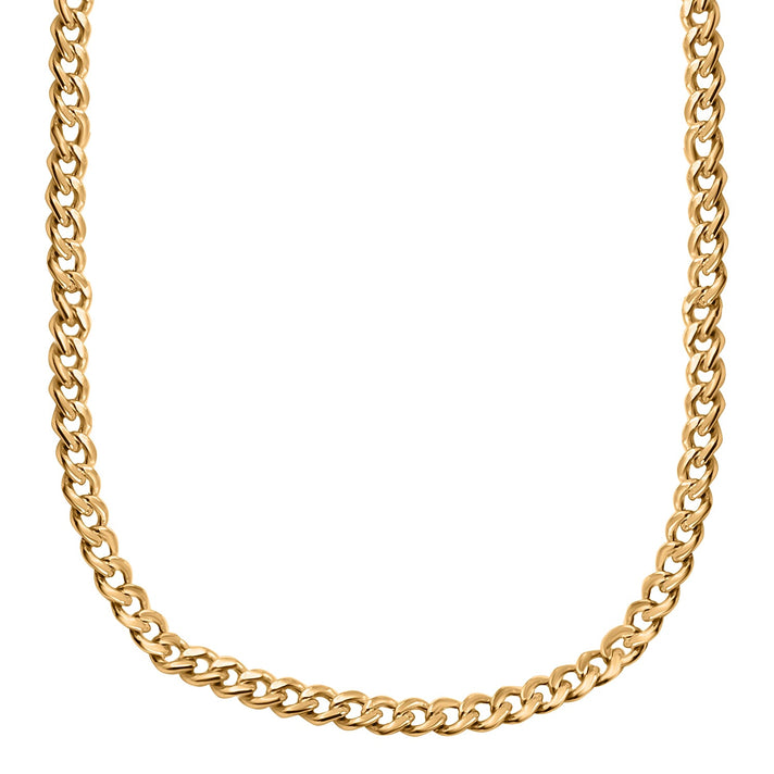 9K Gold 1.7 MM Curb Chain with Spring Ring Clasp 18 Inch Polished 8104700 1