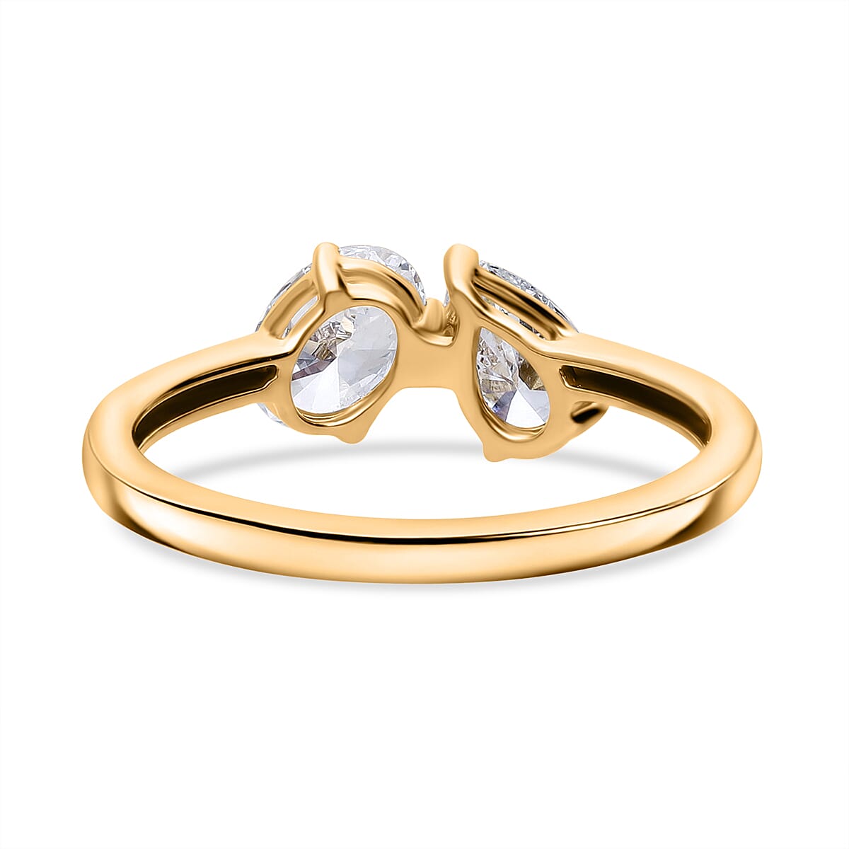 THE TOI ET MOI LUXURIANT 1 Ct. Lab Grown Diamond Ring in 9K Yellow Gold SGL Certified (VS-G-H) 8114309 7
