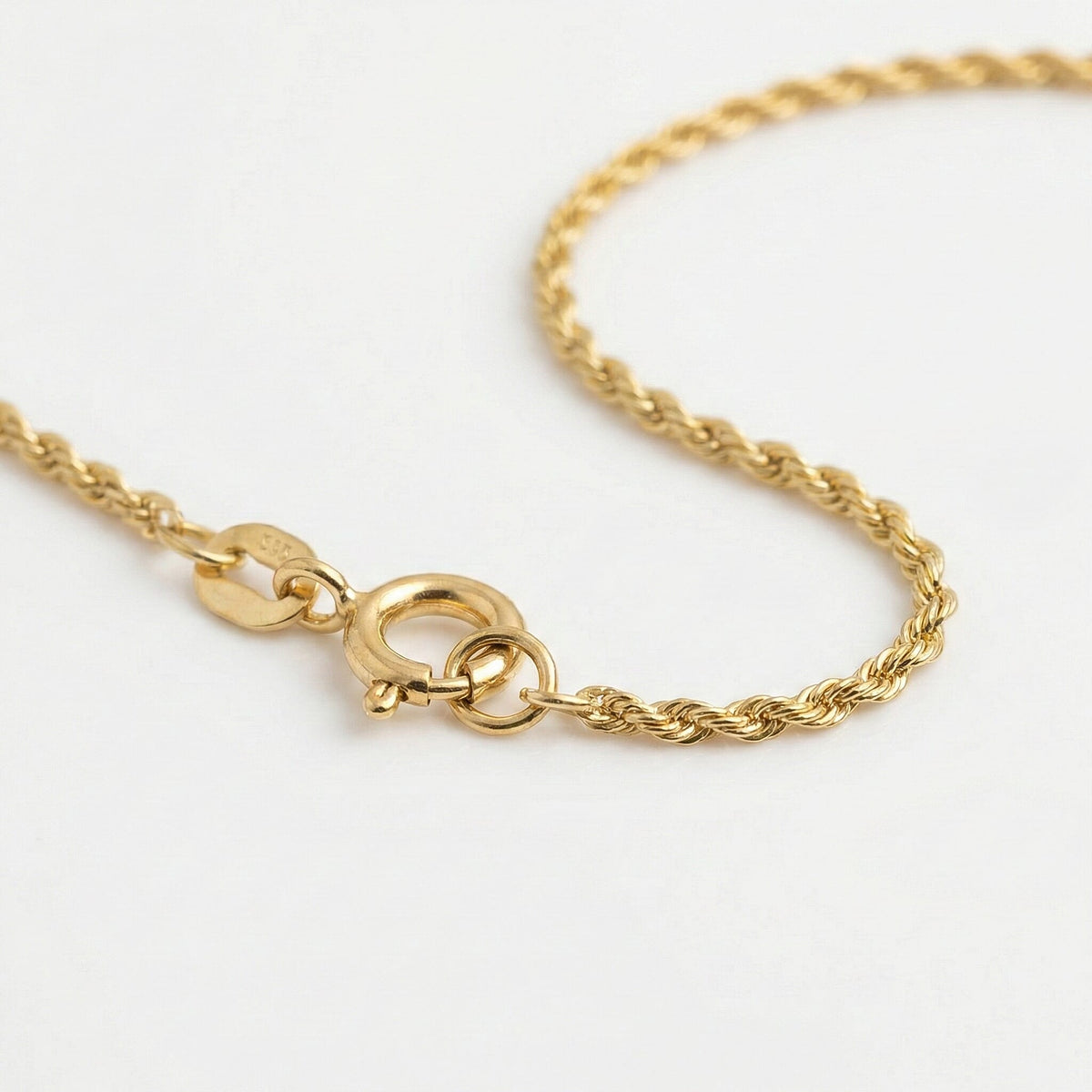 Maestro Collection - Italian Made 9K Yellow Gold 1.2MM Rope Necklace 18 Inch 8124805 4