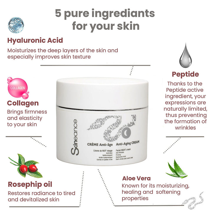 SKINEANCE Snake Venom Anti-Ageing Night Cream 50ml 8149125 2