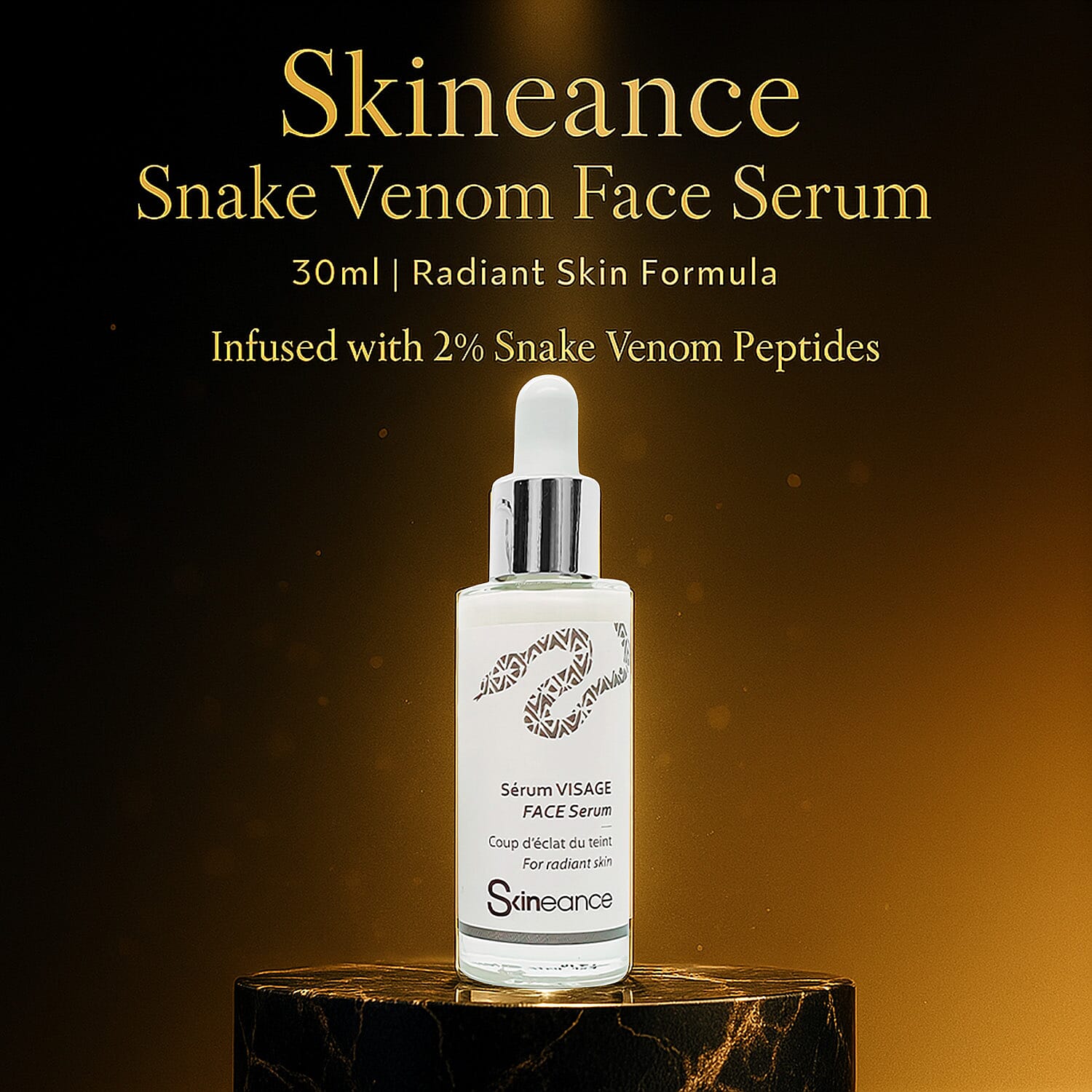 SKINEANCE Snake Venom Radiance Face Serum 30ml 8149178 1