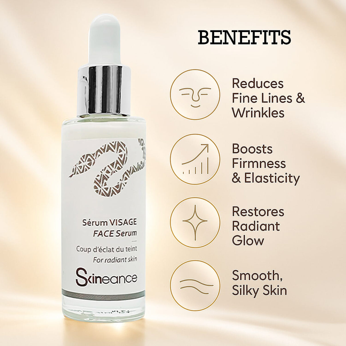 SKINEANCE Snake Venom Radiance Face Serum 30ml 8149178 2
