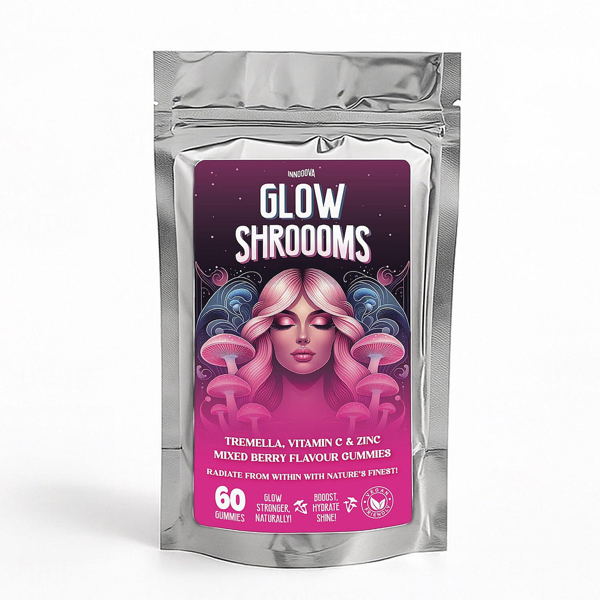 Innooova GlowShroooms Full Pack 60 Gummies 8203926 0