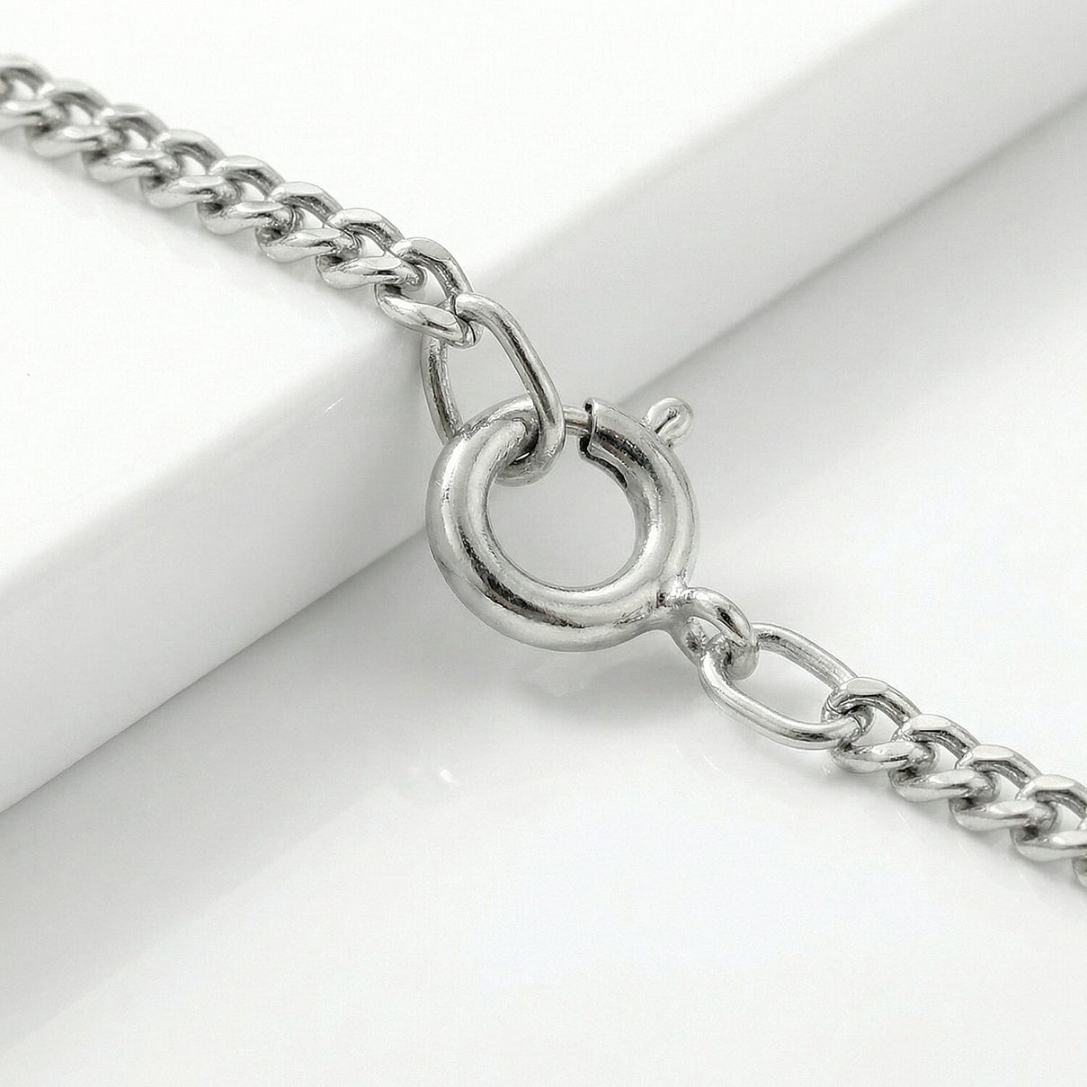 Designer Inspired Thai Sterling Silver Chain (Size - 22) with Spring Ring Clasp 8207325 4