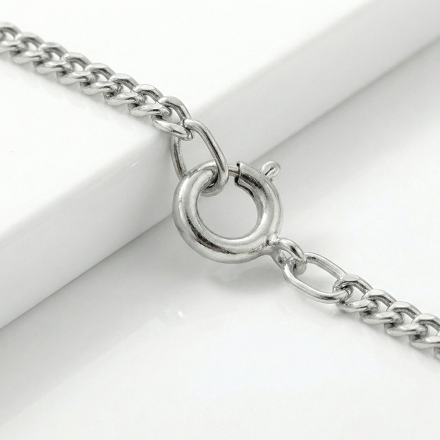 Designer Inspired Thai Sterling Silver Chain (Size - 22) with Spring Ring Clasp 8207325 4