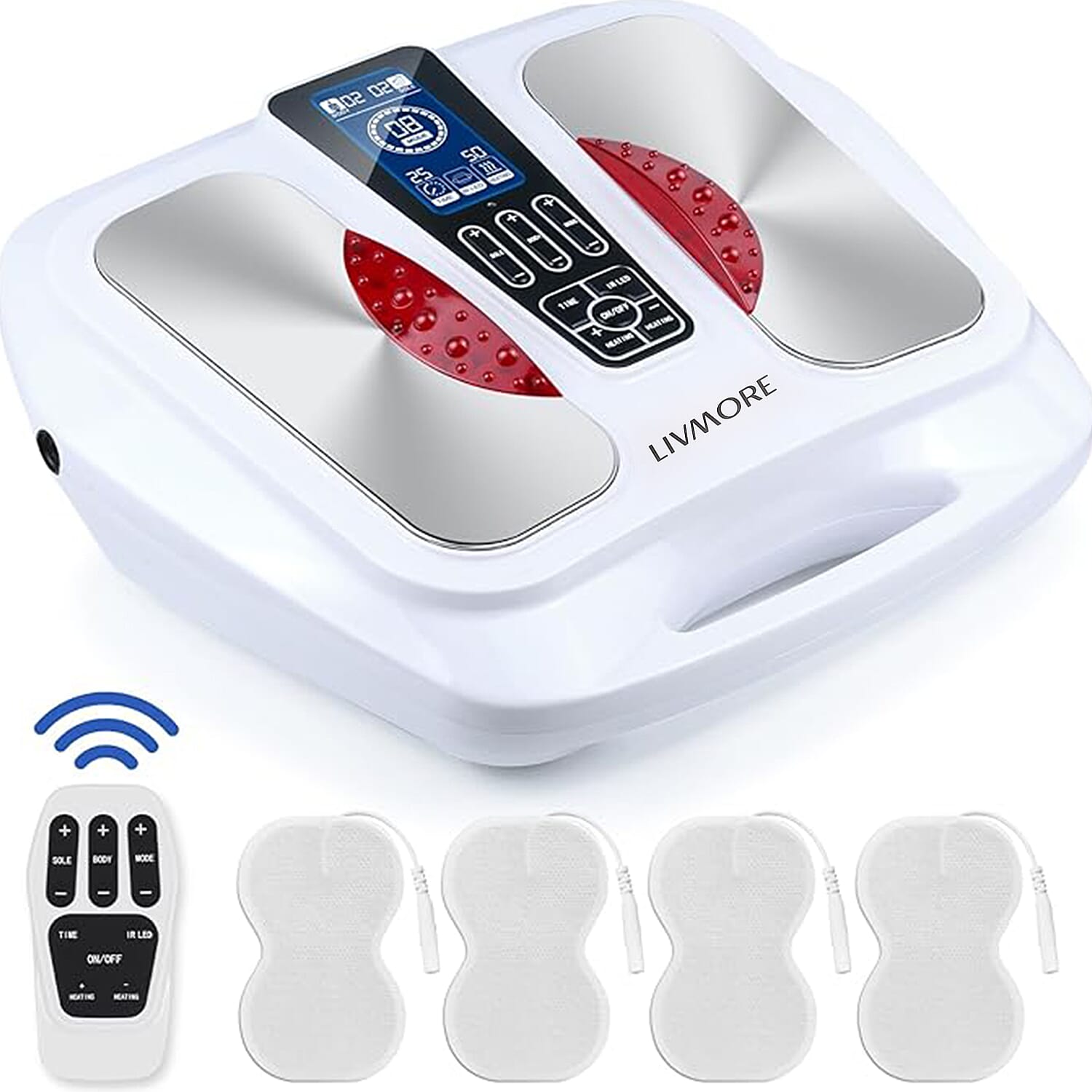 LIVMORE EMS Heating Foot Care Massager 8207754 0
