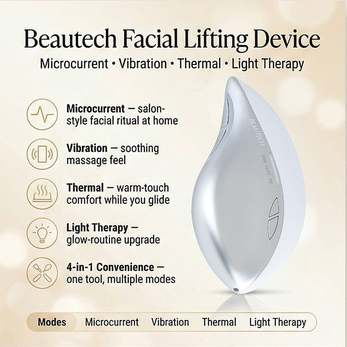 BEAUTECH Facial Lifting Device with Microcurrent, Vibration and Light Therapy 8207784 2