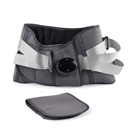 LIVMORE Rechargeable Waist Massager with Heat and Vibration Therapy - Grey 8212261 1