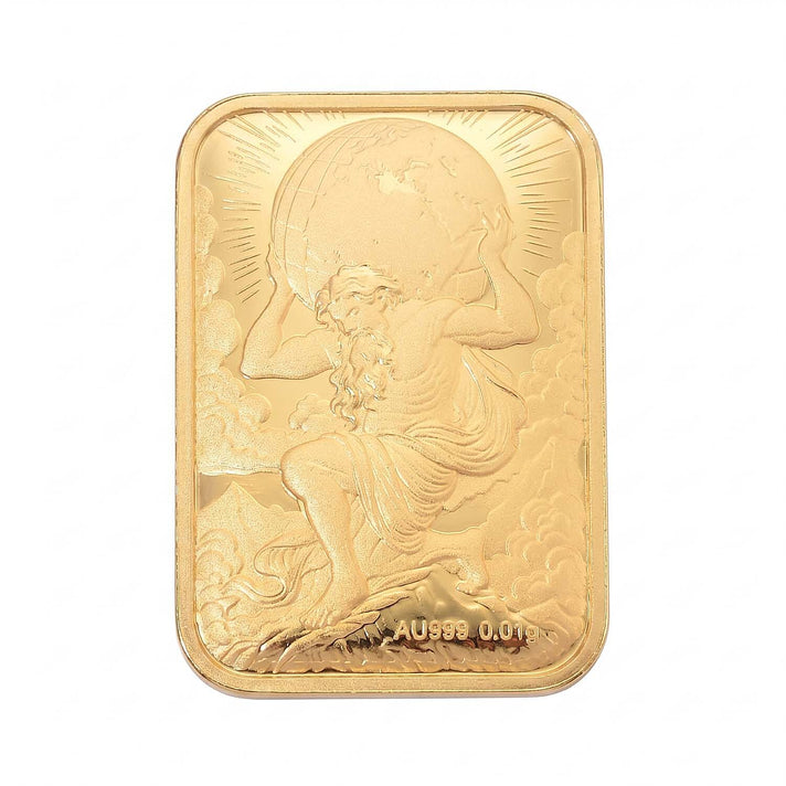 24K Yellow Gold (99.9% Purity) Atlas Embossed Collectable 8212756 1