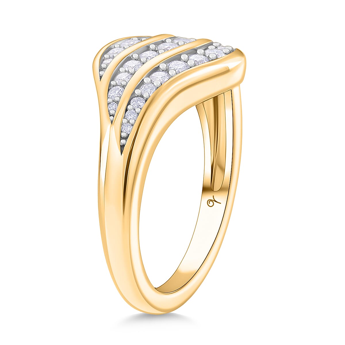 Moissanite Cluster Ring in 925 White Silver 8213531 4