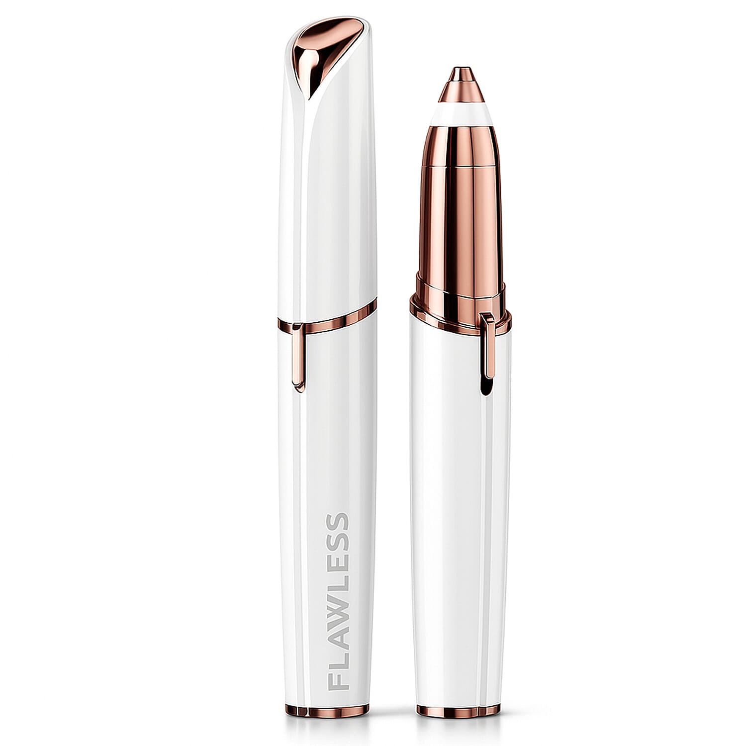 Finishing Touch Flawless Brows Hair Remover with Compact Mirror - White 8217772 0