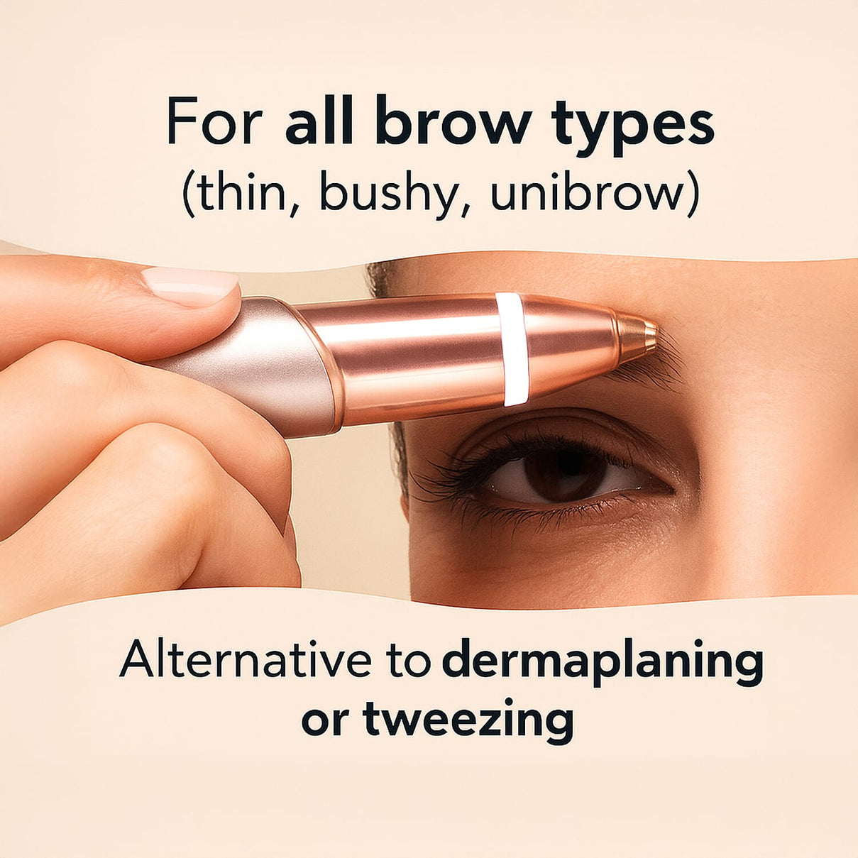 Finishing Touch Flawless Brows Hair Remover with Compact Mirror - White 8217772 2
