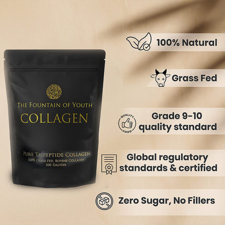 Fountain of Youth Lifestyle PURE Tripeptide Collagen - Double Size 200gm (80 servings) 8217801 2