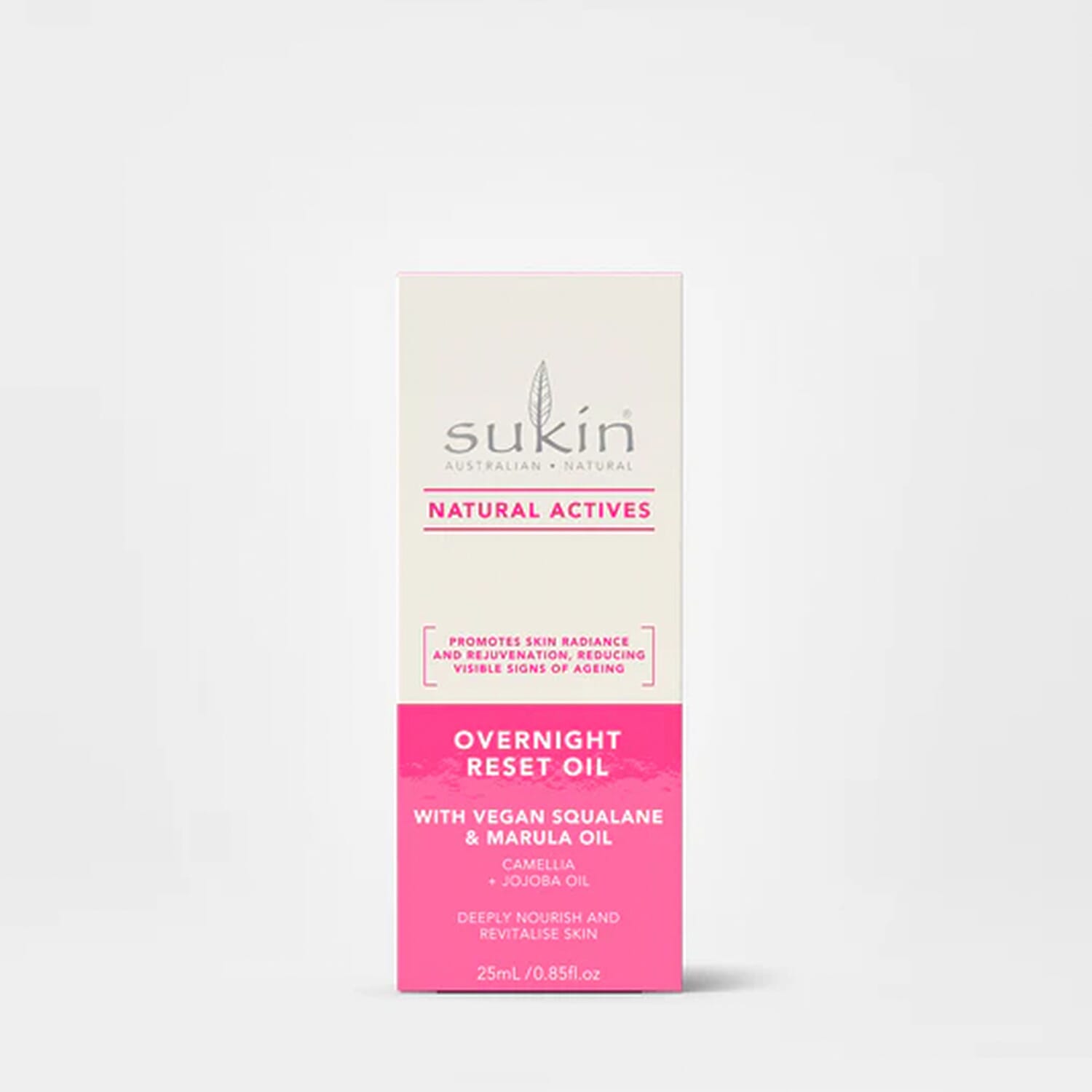 Sukin Natural Actives Overnight Reset Oil - 25ml 8221235 0