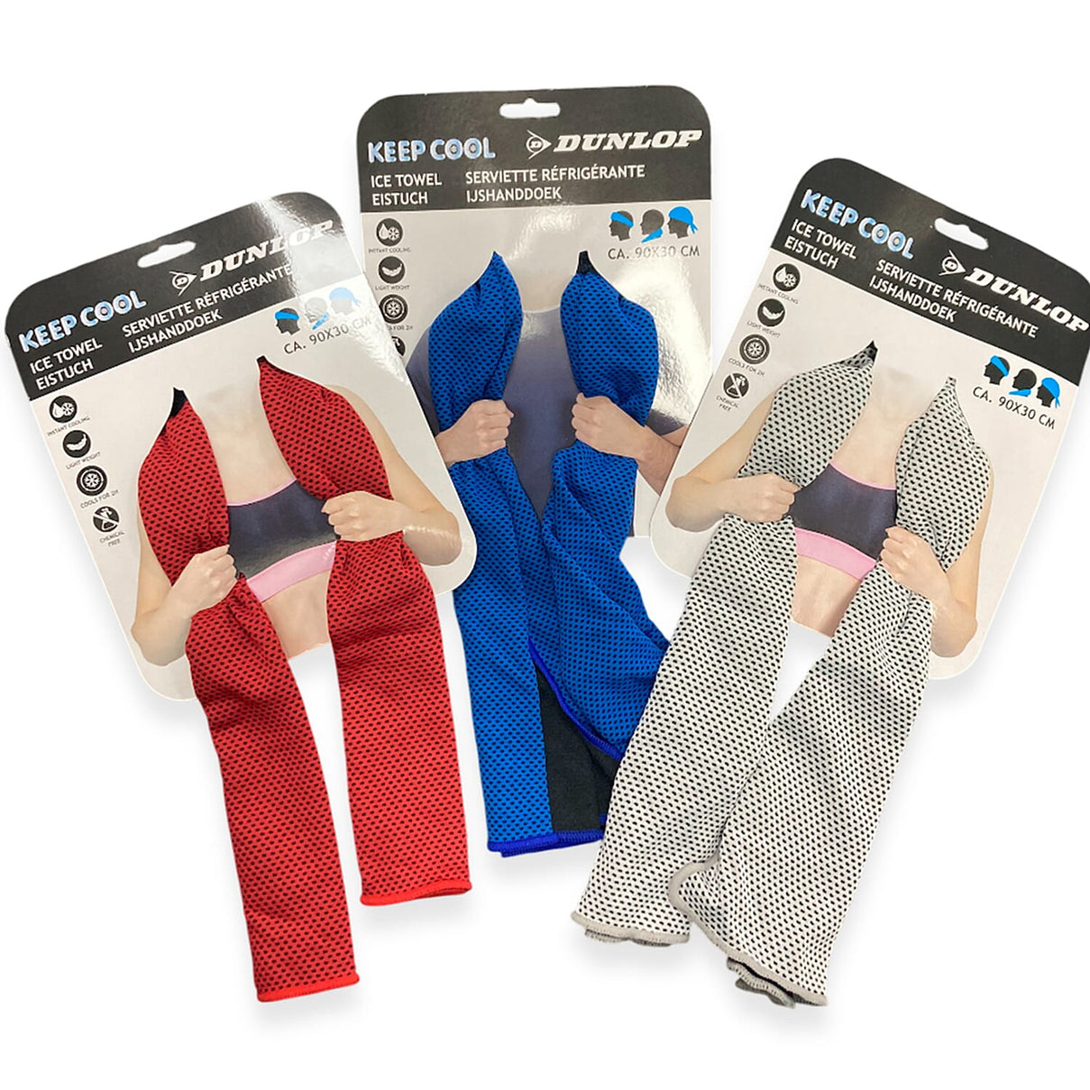 Dunlop Cooling Towels - Pack of 3 8227109 0