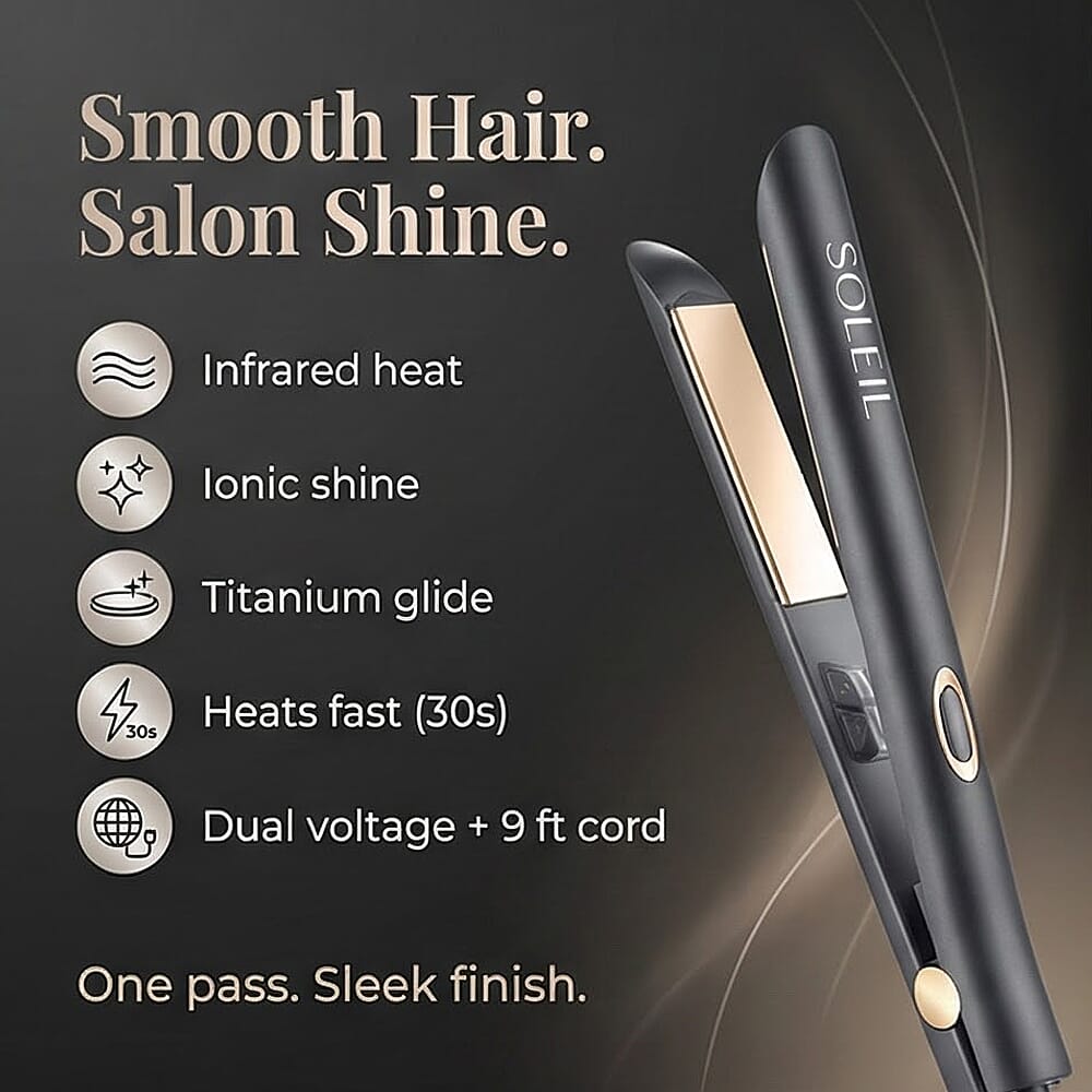 SOLEIL Infrared Plus- Flat Iron - Black 8240463 1