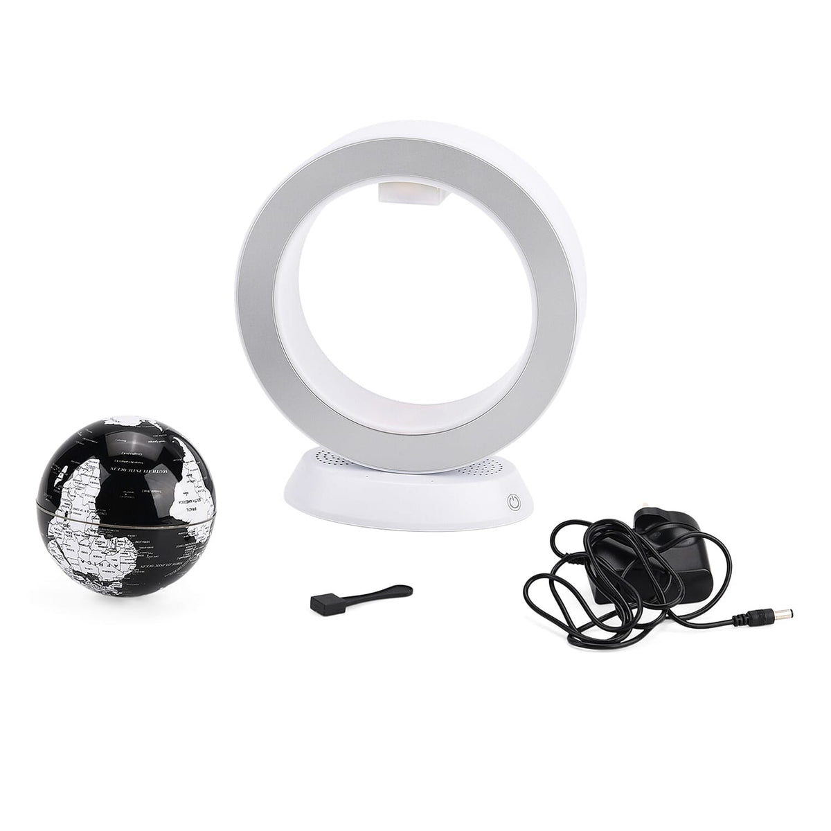 LIVMORE Magnetic Levitation Floating Earth Globe with Bluetooth Speaker - Black &amp; White 24.5x22x10cm 8242810 6