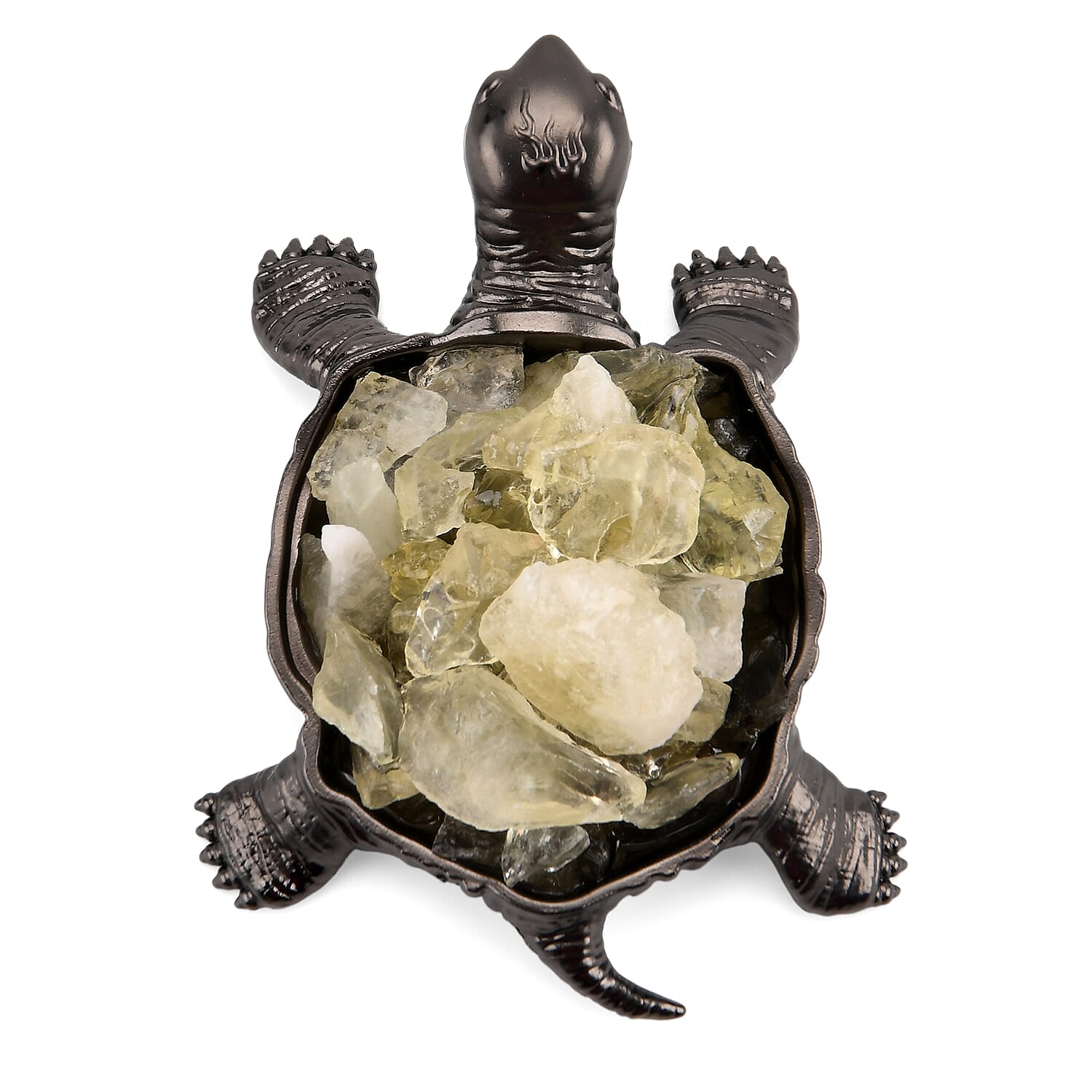 2-Piece Citrine Crystal Turtle with Matching Bracelet - Yellow V32359548 6