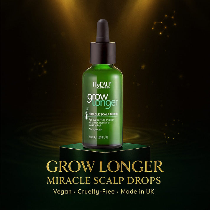 H2EAU London Grow Longer Miracle Scalp Drops - 50ml 8253435 2
