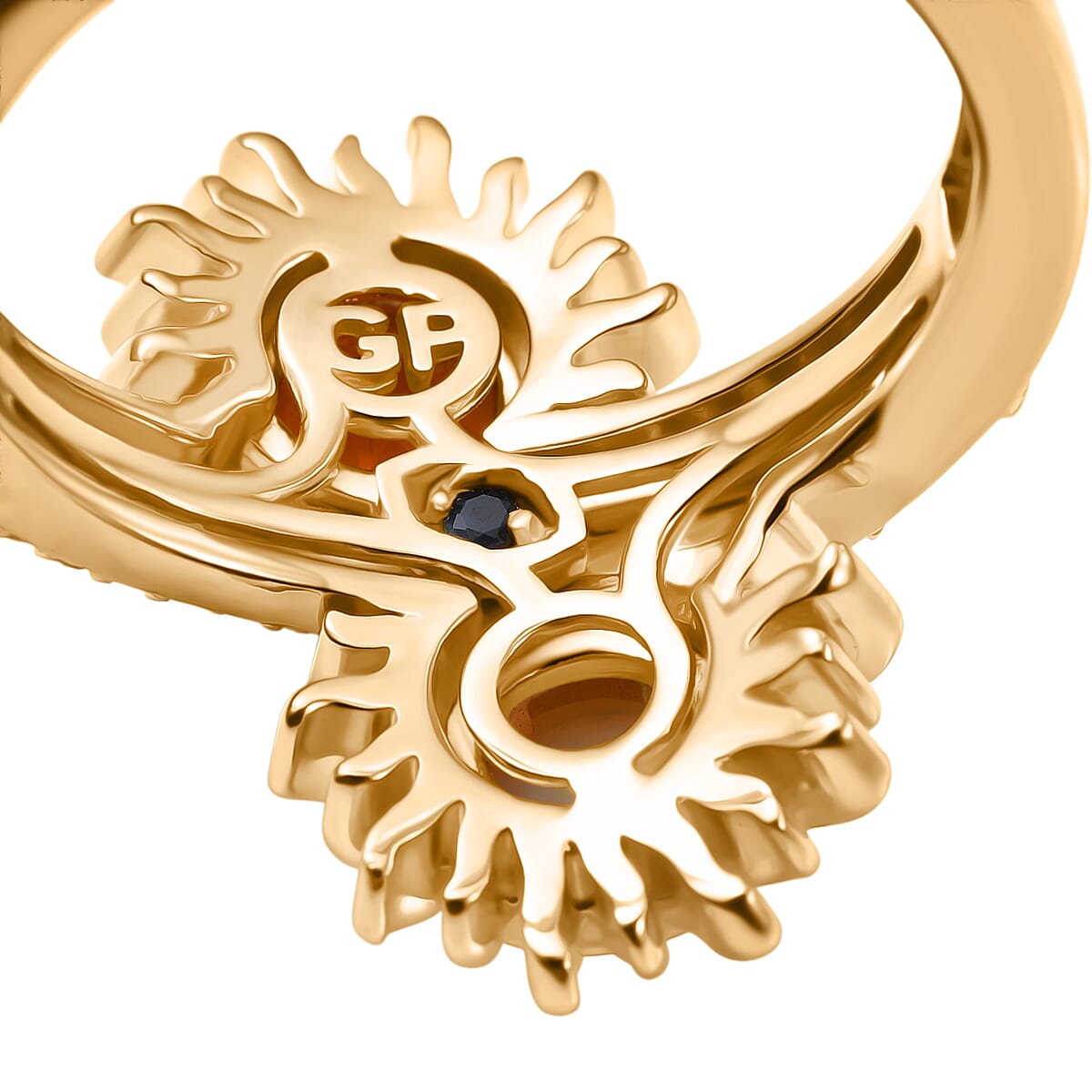 GP Celestial Dream Collection - Ethiopian Opal &amp; Multi Gemstones Ring in 18K Vermeil Yellow Gold Plated Sterling Silver 8253790 7