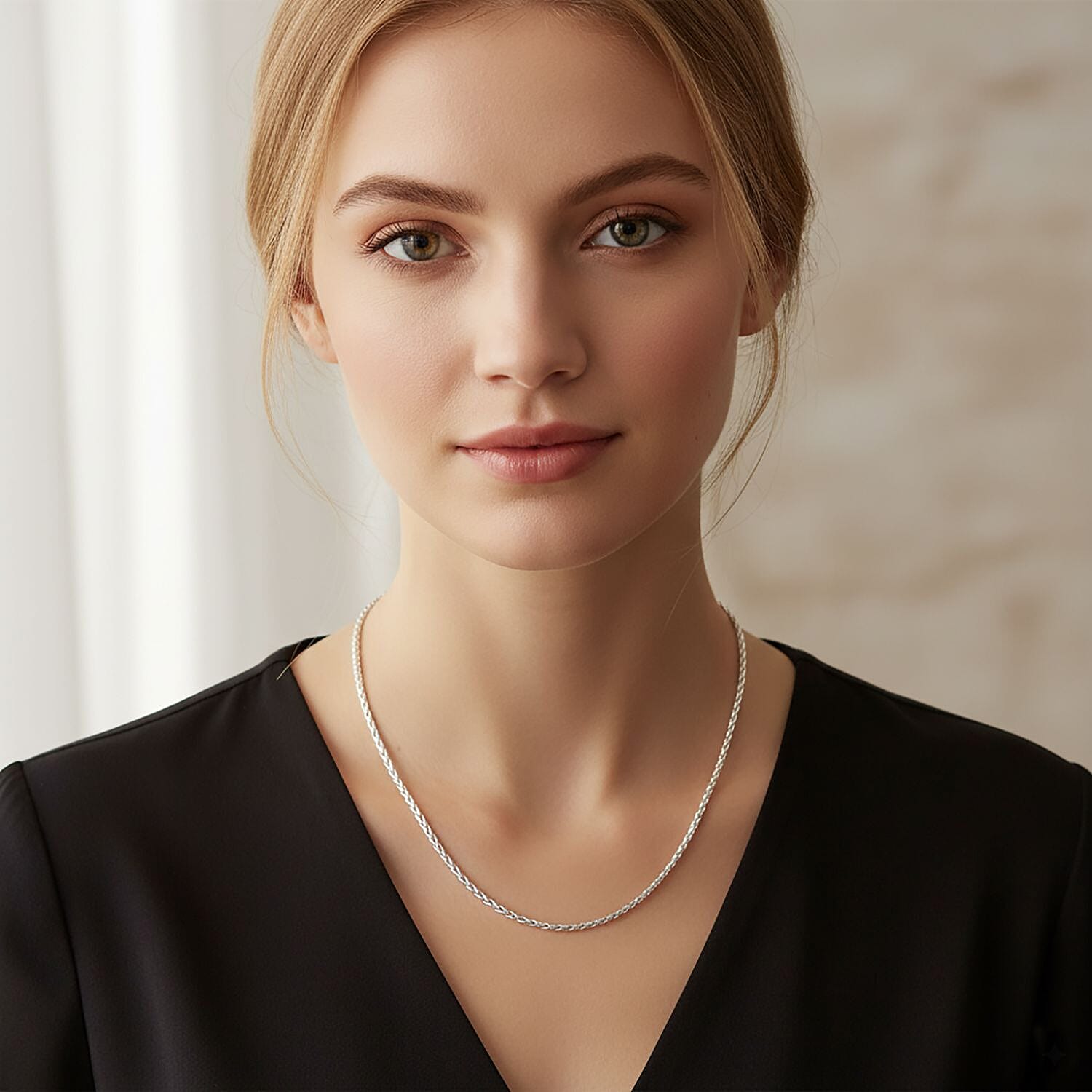 Royal Bali Collection Sterling Silver Padian Necklace (Size 20) 8261404 2