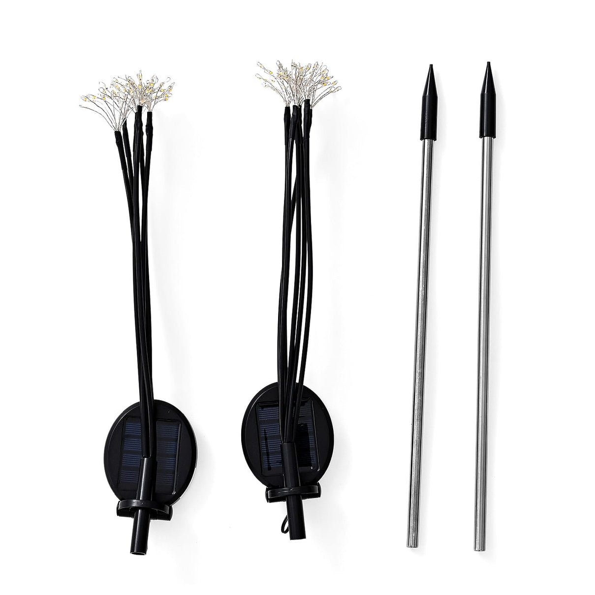 Set of 4 - LIVMORE Outdoor Solar Flower Lights 8270003 0