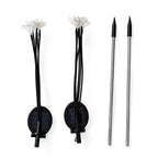 Set of 4 - LIVMORE Outdoor Solar Flower Lights