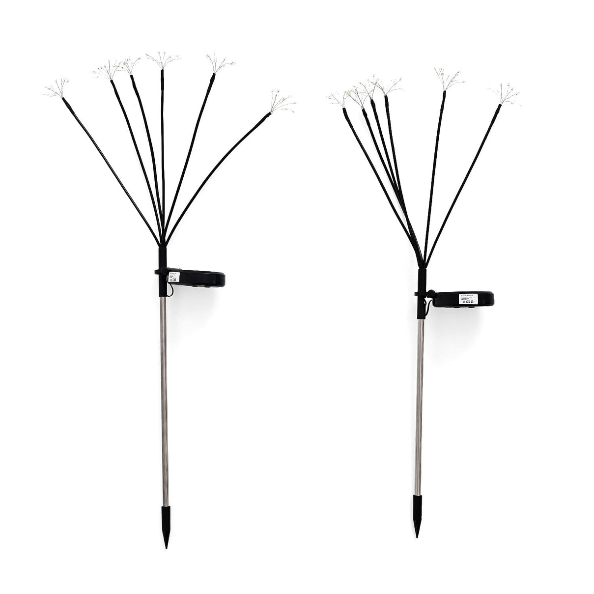 Set of 4 - LIVMORE Outdoor Solar Flower Lights 8270003 4