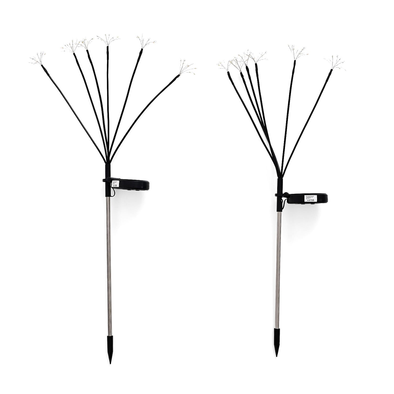 Set of 4 - LIVMORE Outdoor Solar Flower Lights 8270003 4