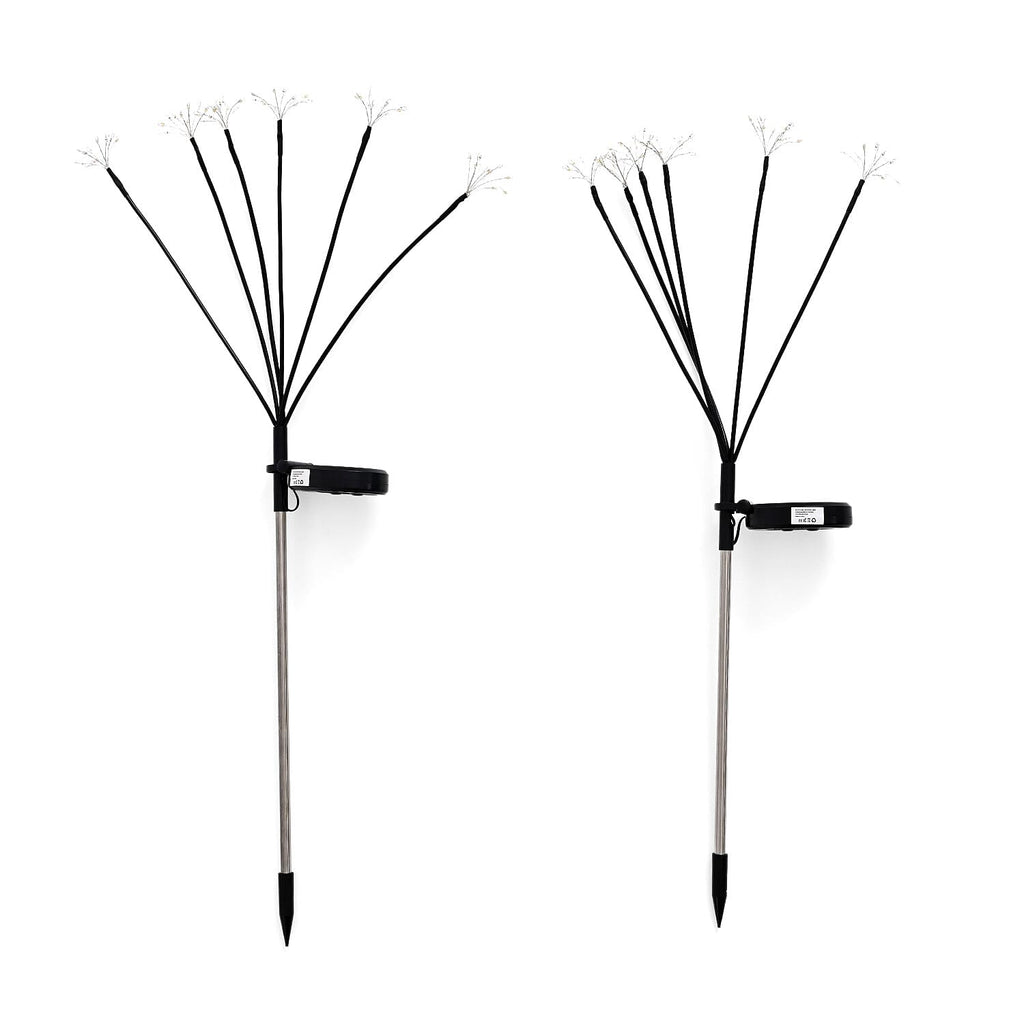 Set of 4 - LIVMORE Outdoor Solar Flower Lights
