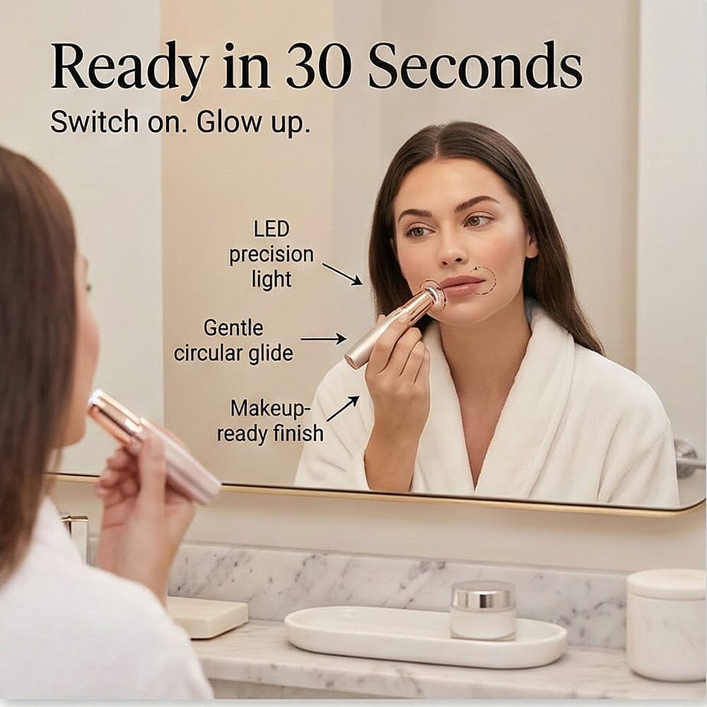 Finishing Touch Flawless Facial Hair Remover - Rose Gold 8276107 2