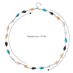 Set of 5 Shell Pearl Necklace