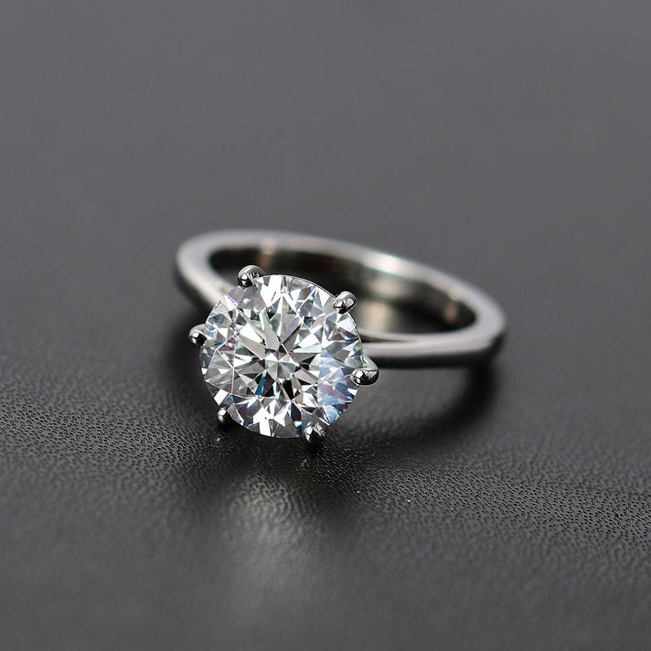 Luxuriant 950 Platinum IGI Certified (VS/EF) Lab Grown Diamond Solitaire Ring 3.00 Ct, Platinum Wt. 5.58 Gms. 8287231 2
